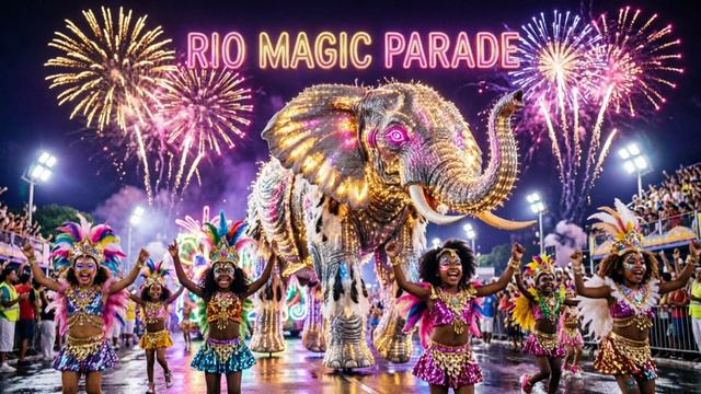 ✨ RIO MAGIC PARADE | Волшебный Парад Рио  Детская Песня на Английском | Учим Английский с Карнавалом