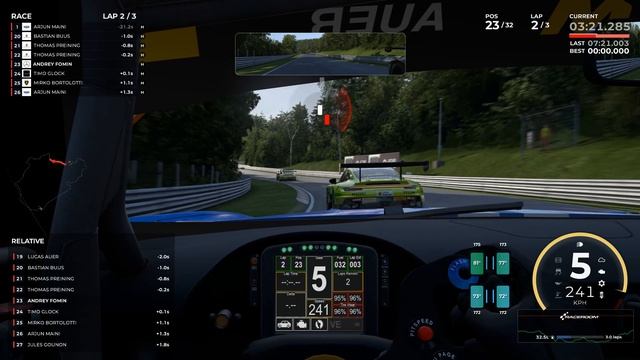 Зеленый АД в RaceRoom racing experience. 2026.08.25