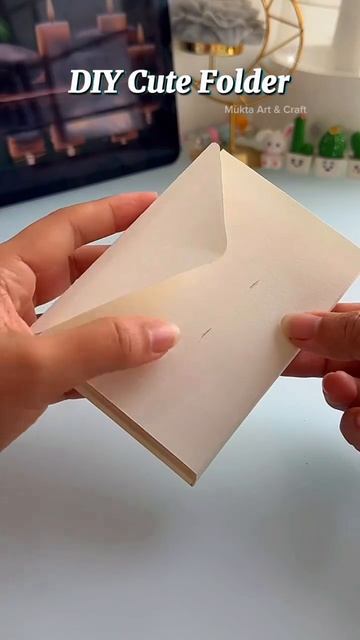 бумажный конверт
#DIYка