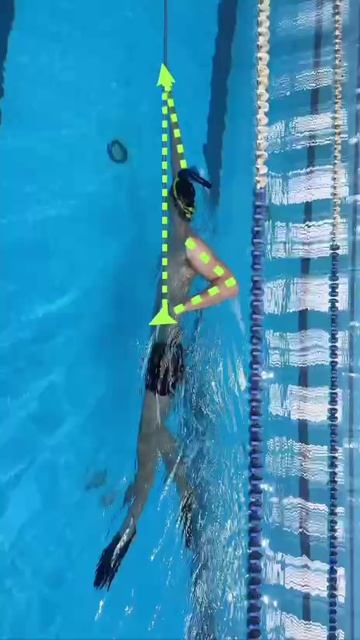 Упражнение с палкой для правильного положения передней руки в кроле🏊♂️
