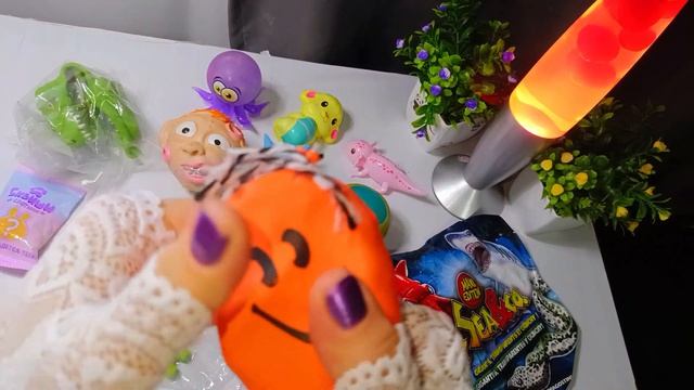 ASMR Unboxing Silicone Squishes and Lava Lamp Oddlysatisfying for you