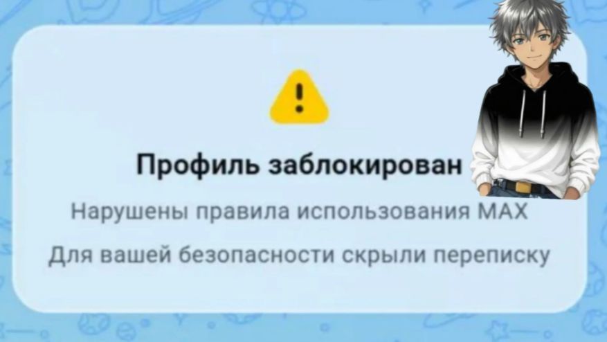 Детектив Zoren Enter выяснил всё по поводу заблокированных профилей в мессенжере Max!