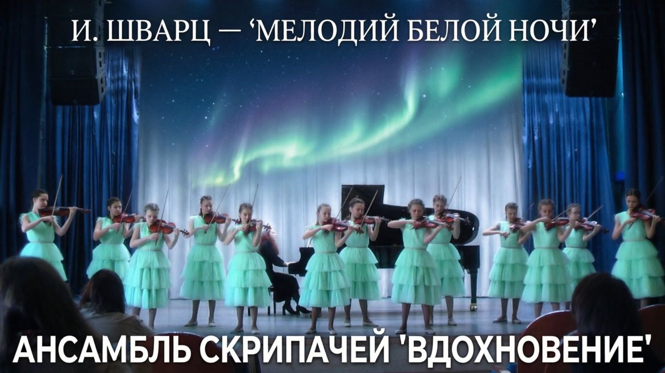 Мелодии белой ночи Шварца - волшебное исполнение ансамбля скрипачей 2025
