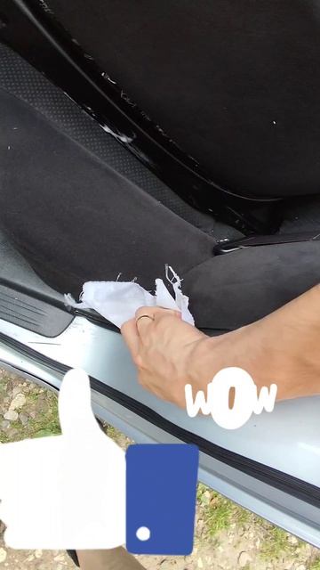 Чистка детского кресла Recaro с химией от VELV