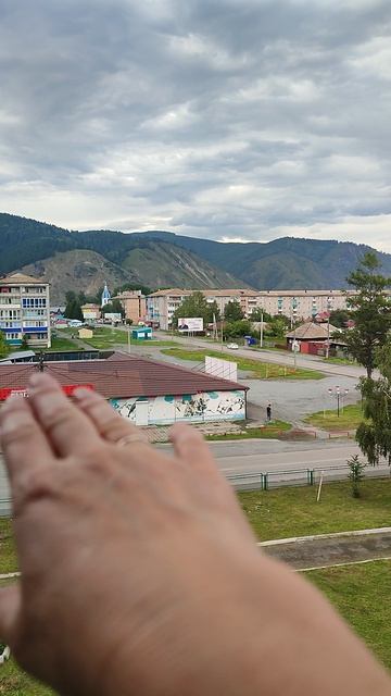 Абаза, вид с балкона квартиры