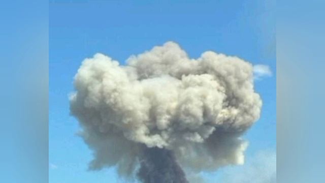 ‼️🇺🇦💥 Можные взрывы детонации склада боеприпасов врага гремят в Днепропетровской области