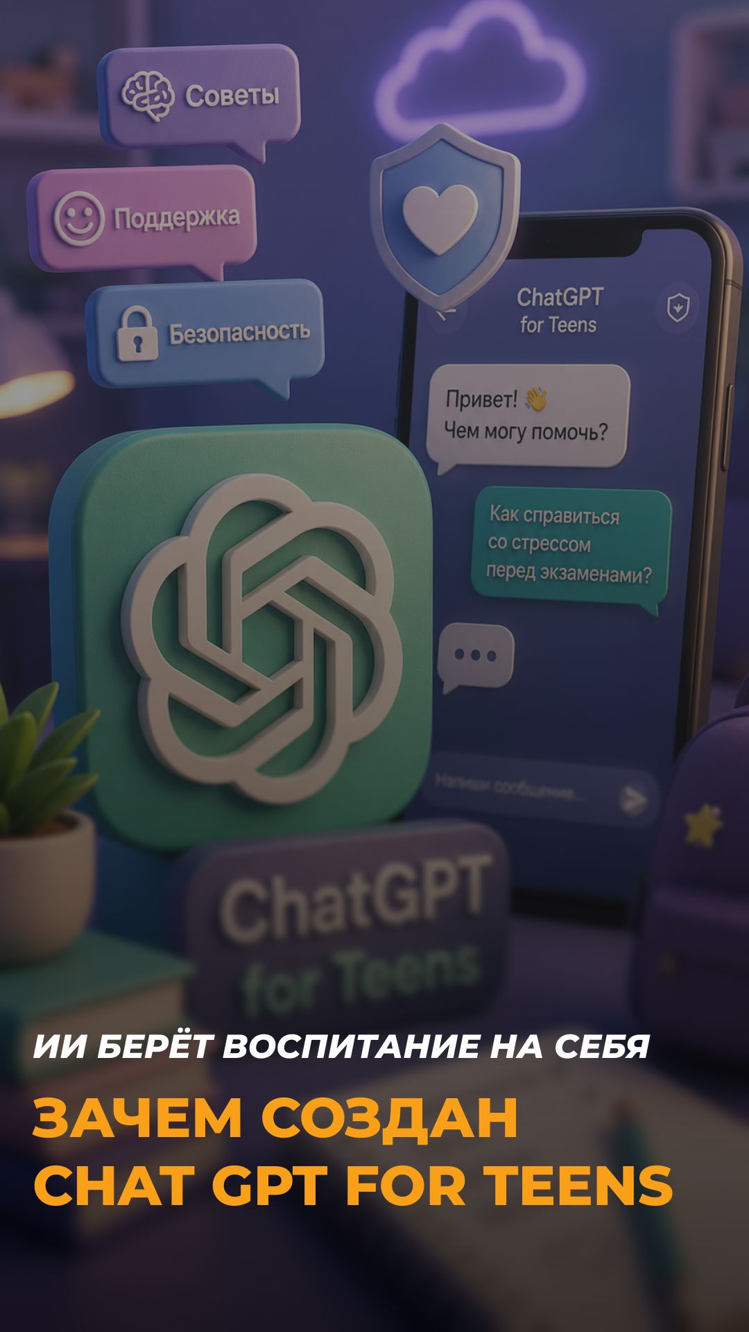 ChatGPT следит за вашими детьми? OpenAI запустила контроль для подростков!