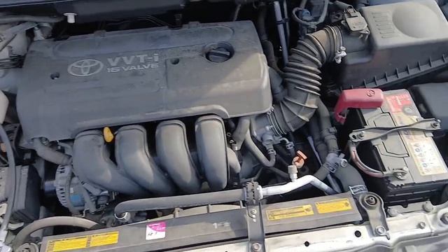 Тест перед разбором в Японий 894 Toyota Wish ZNE10 1ZZ-FE пробег 156490 т.км