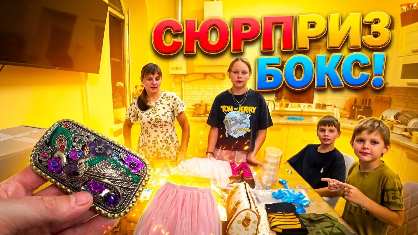СЮРПРИЗ БОКС!  ПОСЫЛКА НАМ ПОНРАВИЛАСЬ.  ИЗ ГОРОДА В ДЕРЕВНЮ 948 серия