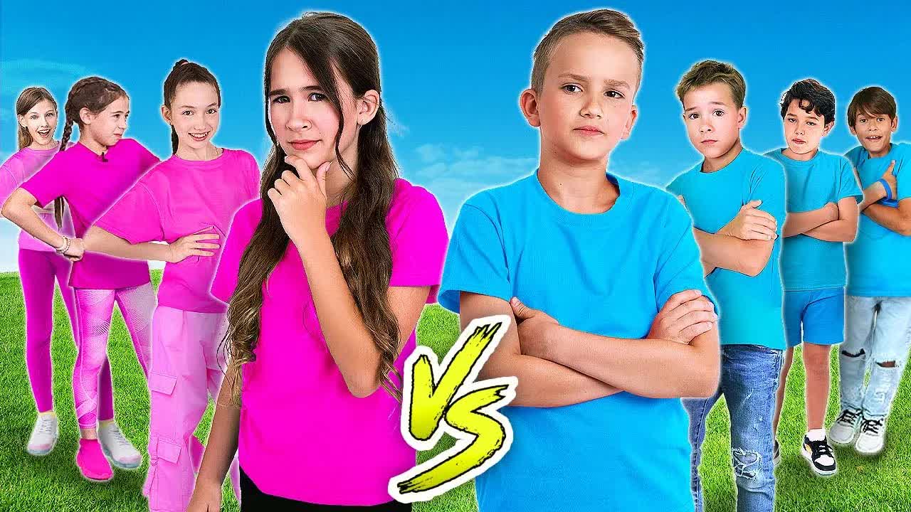 Мальчики против девочек Челлендж экстремальной силы!!