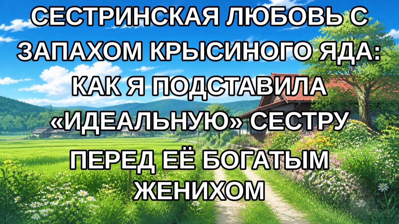 СЕСТРИНСКАЯ ЛЮБОВЬ С ЗАПАХОМ КРЫСИНОГО ЯДА: КАК Я ПОДСТАВИЛА «ИДЕАЛЬНУЮ» СЕСТРУ ПЕРЕД ЕЁ БОГАТЫМ Ж