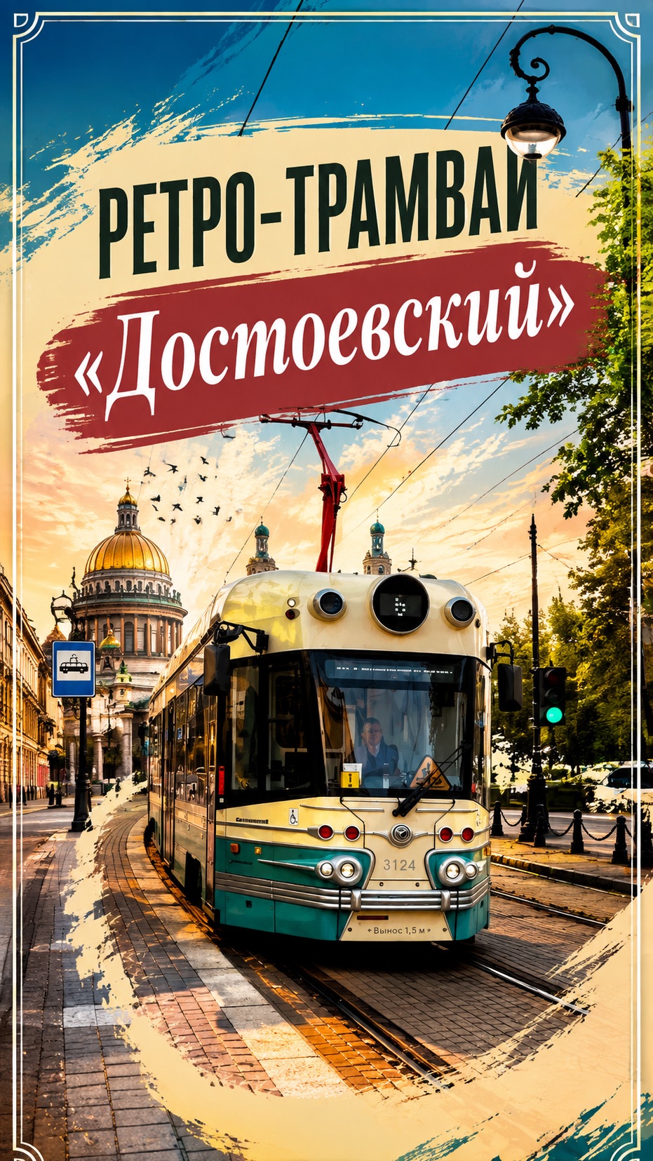 Ретро-трамвая «Достоевский» 🚋