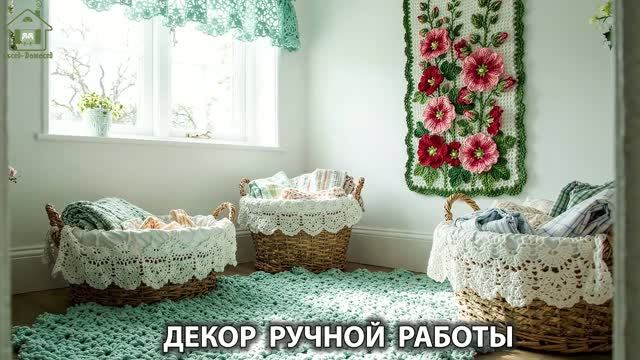 Декор ручной работы в интерьере дачи и дома видео для души и радости (4)