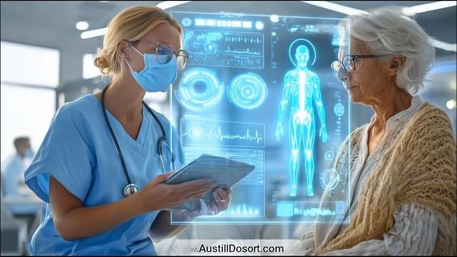 Relaxing Futuristic City Tour Sci-Fi Skyport, Flying Ships & Space Station