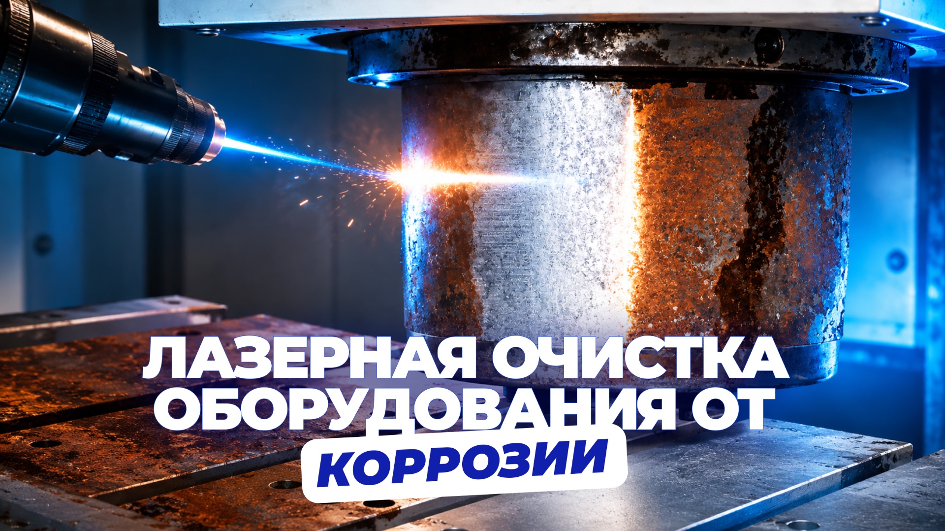 Сервис-СОЖ и лазерная очистка оборудования от коррозии
