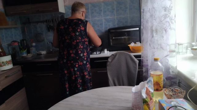 .Оладушки из кабачков.Перловая каша с мясом