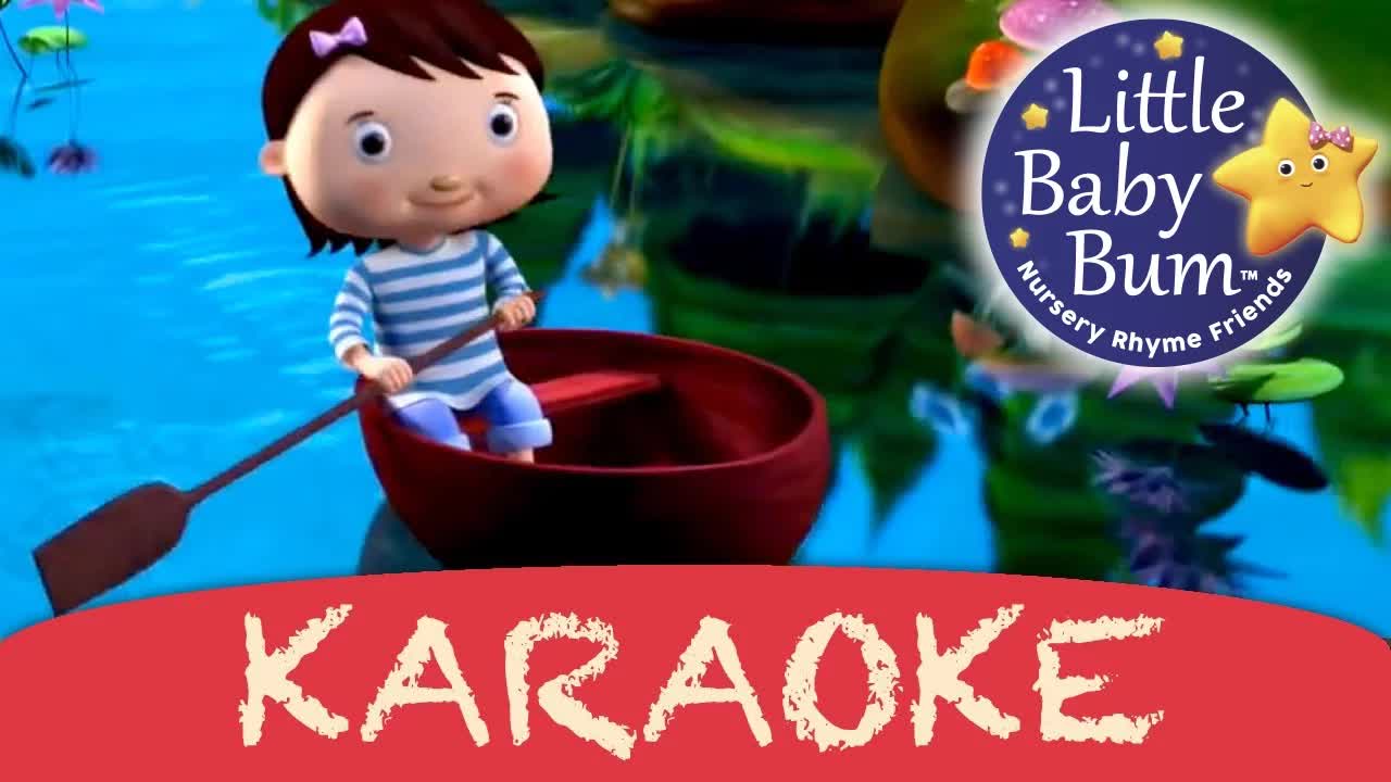 Учись с Little Baby Bum  Греби греби греби свою лодку  Детские стишки  Песни для детей