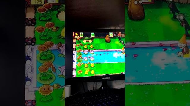 играем в мини игры новый гость растения против зомби