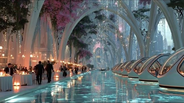 Smart City 2050 Ambience  Futuristic Luxury World (Sci-Fi Ambient Relaxation)