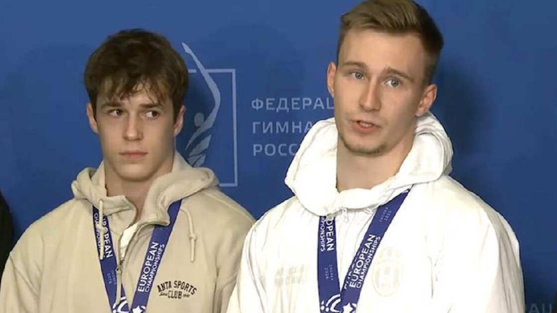 Мужскую сборную РФ по спортивной гимнастике встретили во Внуково после ЧЕ