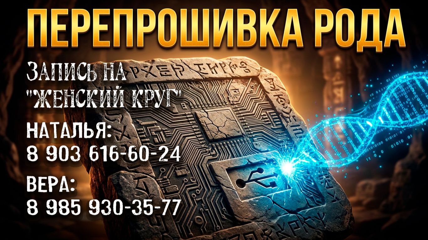 Взлом и перепрошивка ДНК и родовых программ