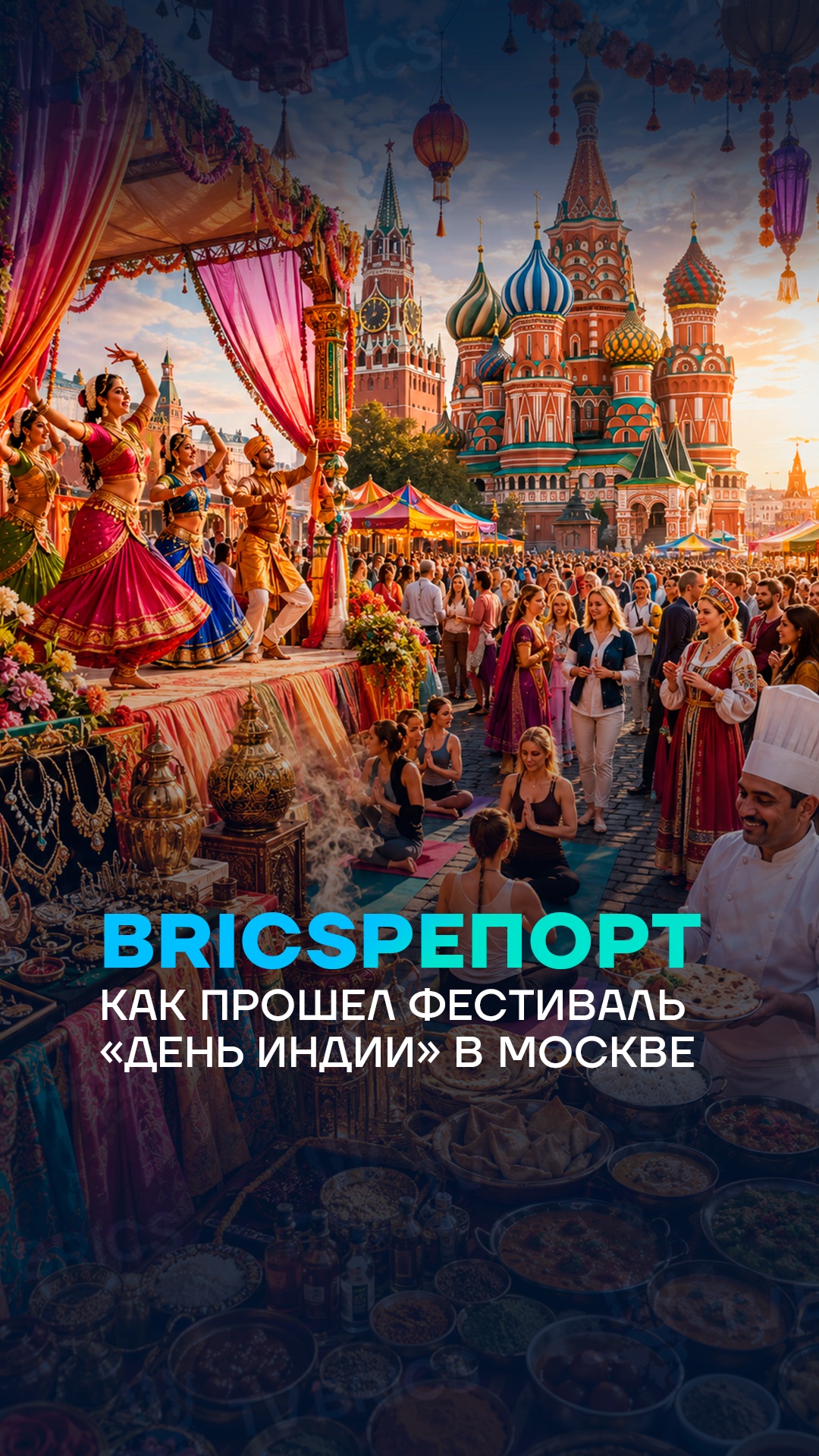 🇮🇳 В центре Москвы прошел 11-й фестиваль «День Индии»