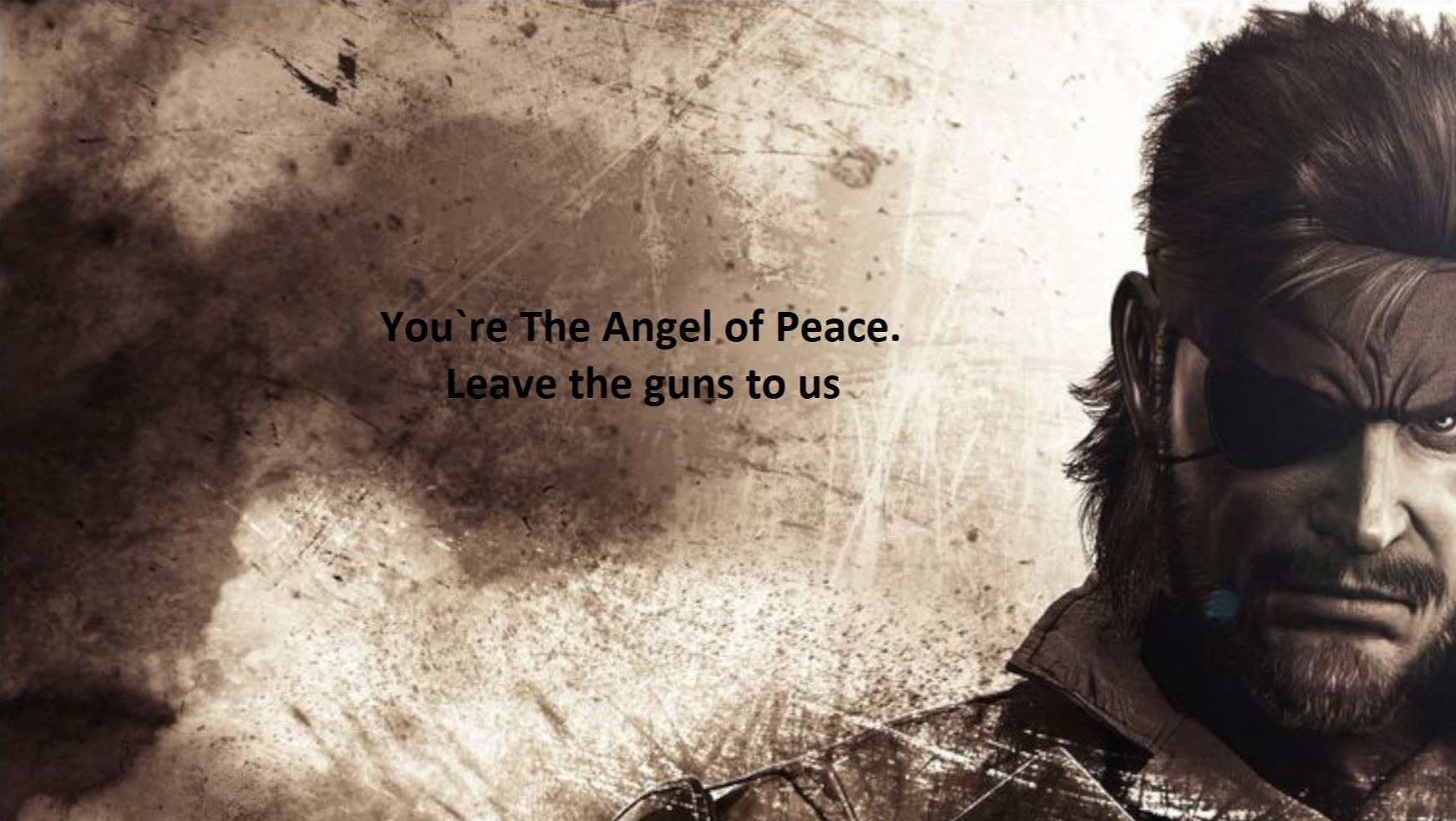 Leave The Guns To Us. MGS Peace Walker #19