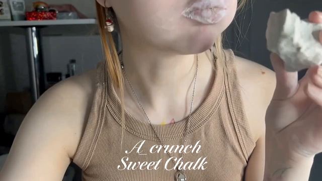 Sweet Chalk/Мокрый мел Зернистый и Козье молоко 🥛🥠 /ASMR
