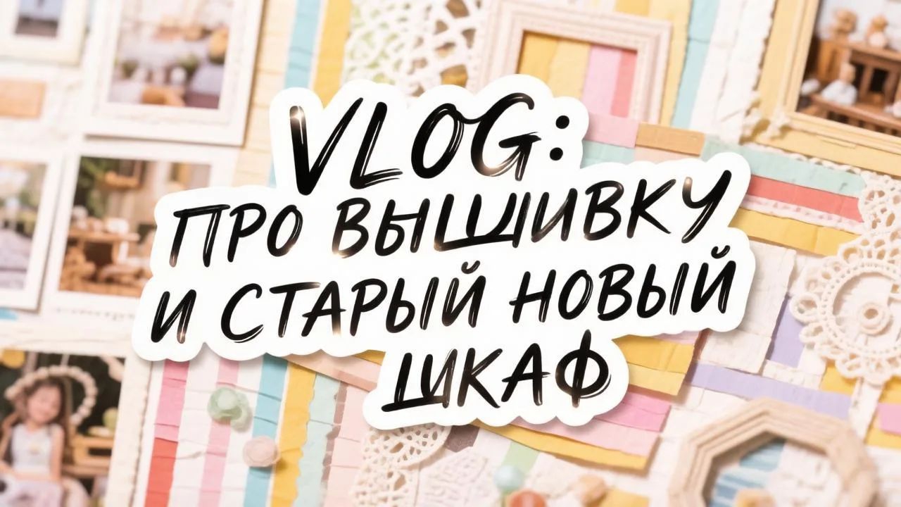 VLOG: про вышивку и старый новый шкаф