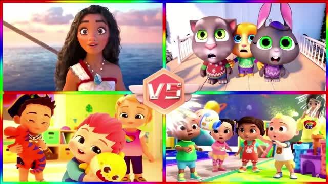 МОАНА 🆚 ГОВОРЯЩИЙ ТОМ 🆚 СУПЕР ДЖО 🆚 КОКОМЕЛОН — ВЕСЕЛАЯ ИГРА МУЛЬТИКИ СМЕХ ПРИКОЛЫ 😂