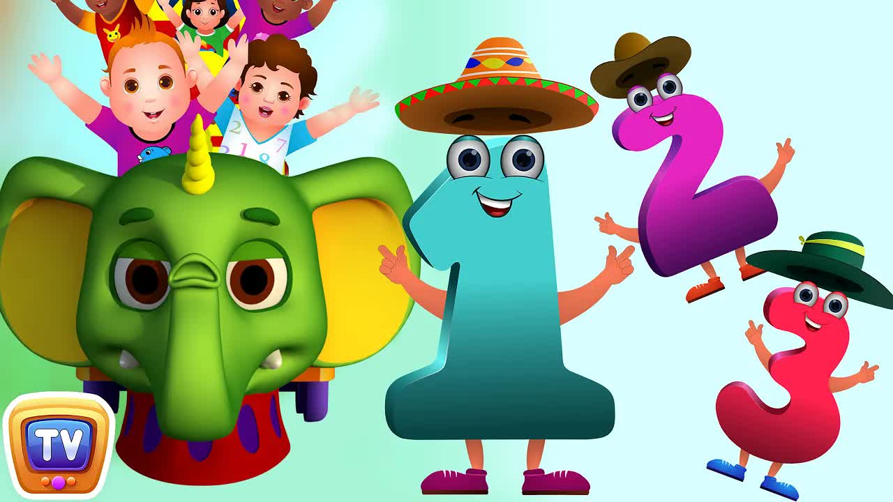 Песня о числах | Учимся считать от 1 до 20 в Числовой стране ChuChu TV | Стишки о числах для детей