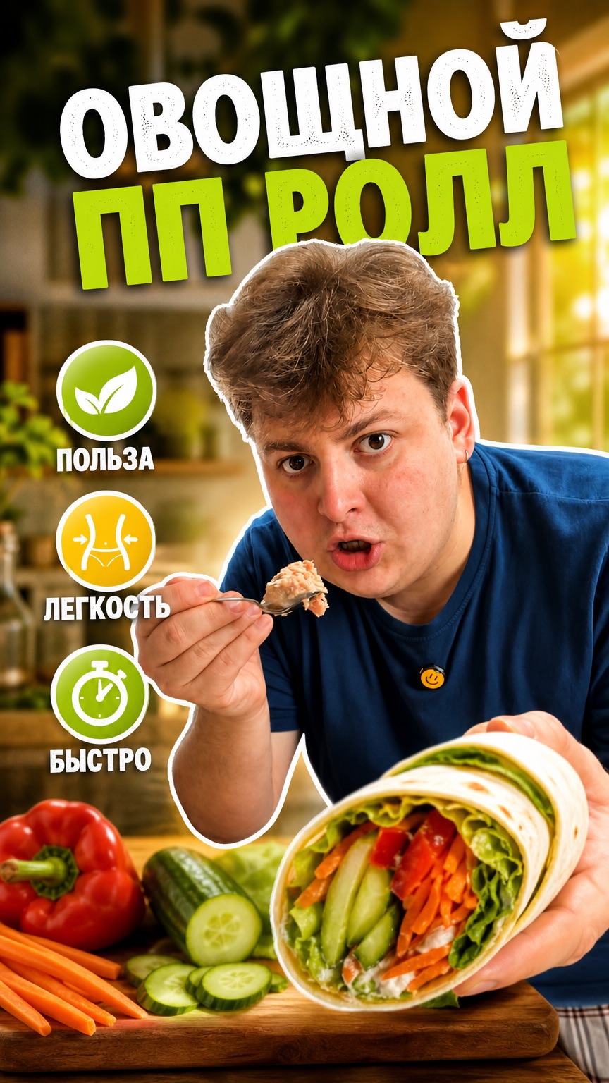 Готовим освежающий пп ролл 😍