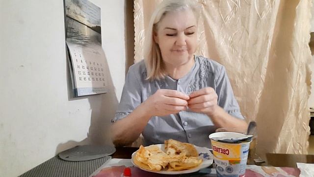 25. 08. 26  #mukbangtatyanaeats #блинчики 🥞😋