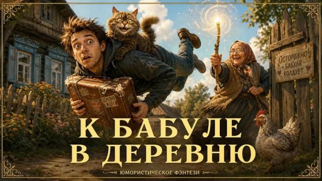 ЮМОРИСТИЧЕСКОЕ ФЭНТЕЗИ ✨ К БАБУЛЕ В ДЕРЕВНЮ ✨ ПОЛНАЯ АУДИОКНИГА