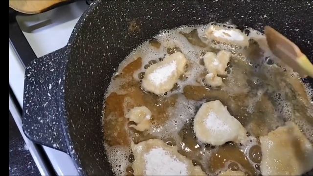 Кальмары в хрустящем кляре.