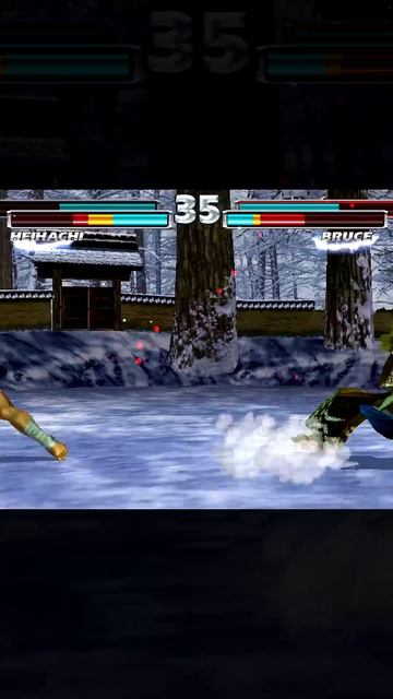 Теккен Tekken Хэйхати Ёсимицу против Брюса Лея