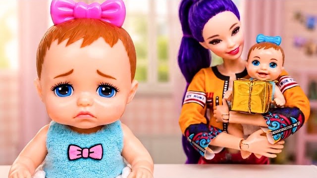 Twin Baby Learns About Family Love | Barbie Doll Family | 루아 루비