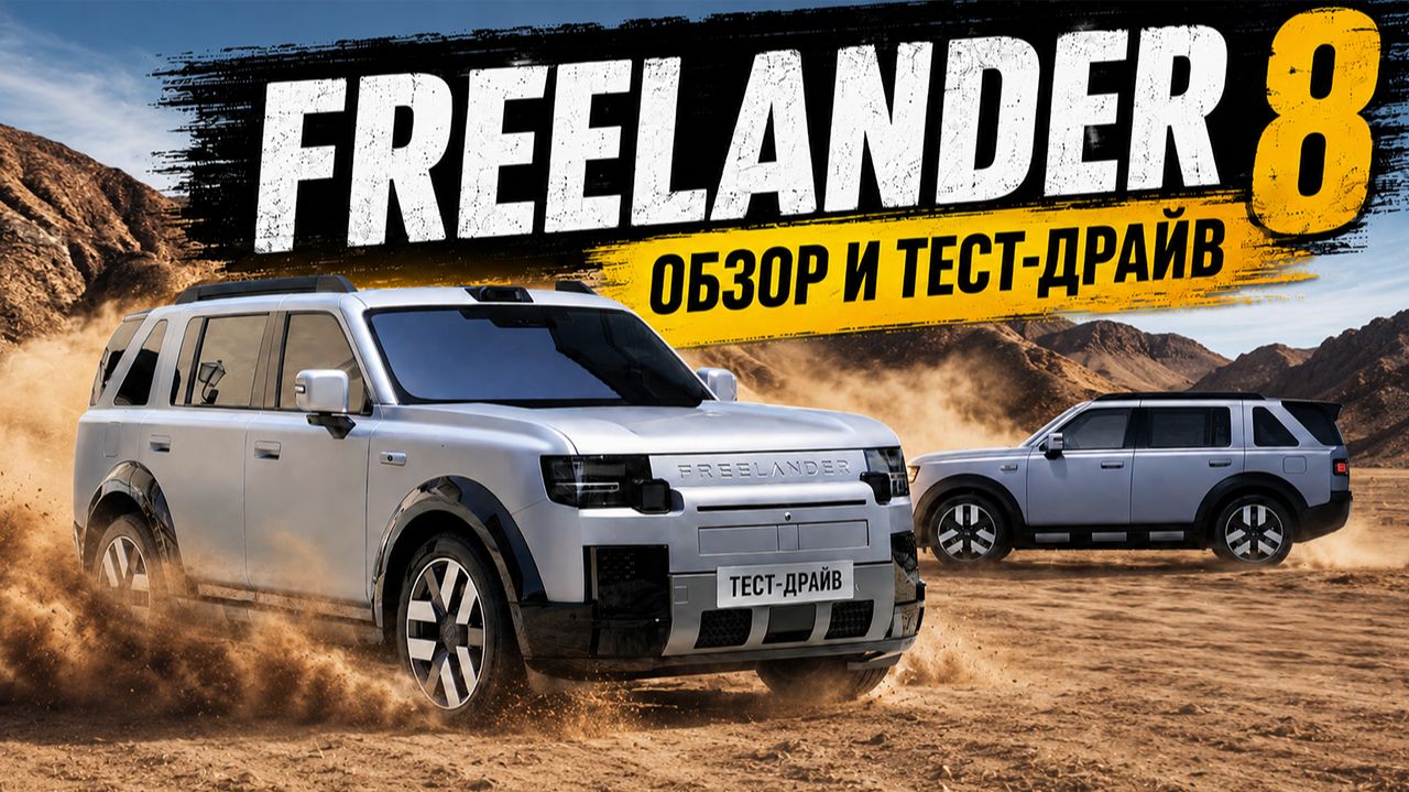 Кроссовер FREELANDER 8 от Chery и Land Rover + HUAWEI автопилот.