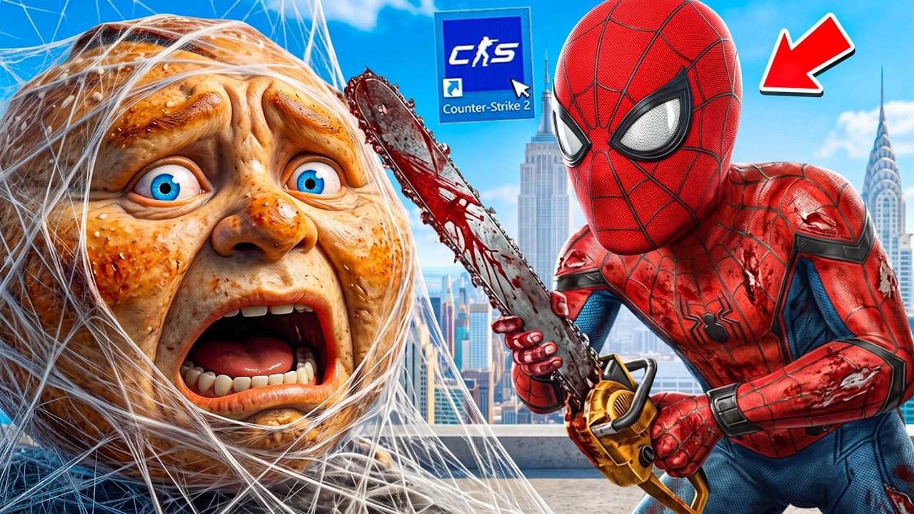 КОЛОБОК Vs ЧЕЛОВЕК ПАУК! МАНЬЯК МОГНУЛ ВСЕХ! УГАРНЫЕ ПРЯТКИ МАНЬЯК В CS2