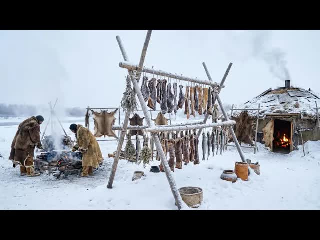 Как коренные американцы готовили и хранили еду в морозы до -30°C