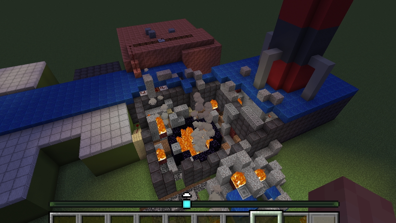 авария на ЧАЭС в minecraft