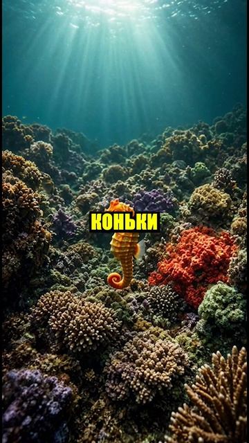 🐴 Морской конёк отравился обедом и не заметил 🧪