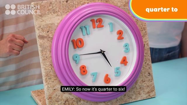 How to tell the time in English