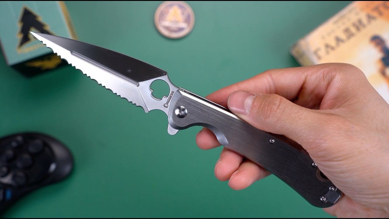 Нож Daggerr Arrow Frame Lock Serrated Satin VG-10 рукоять Stainless Steel (FM02-1FRSTSTSR-VG10)
