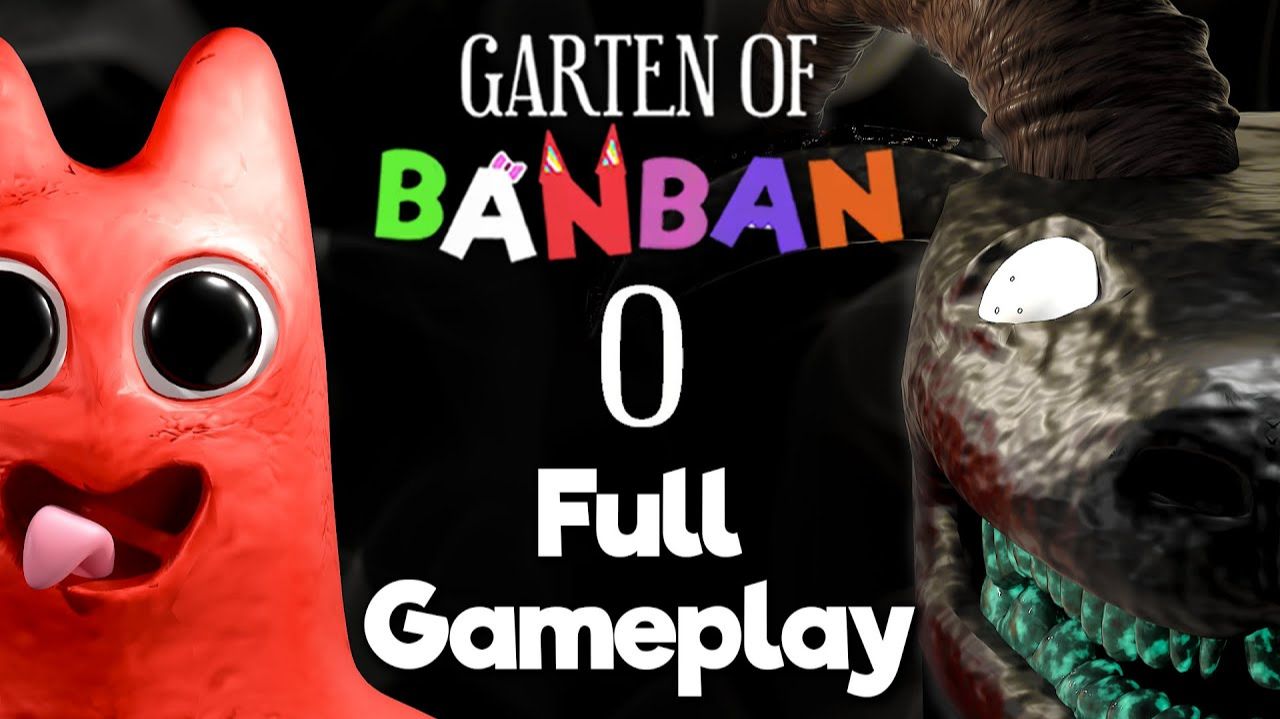 Garten of Banban 0 ПОЛНОЕ ПРОхождение ИГРЫ  БЕЗ СМЕРТЕЙ 4K60FPS Без комментариев