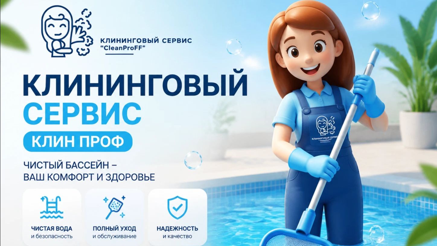 Как очистить бассейн от водного налета
