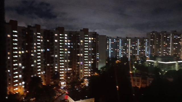 Ночная Москва за моим окном и мысли вслух