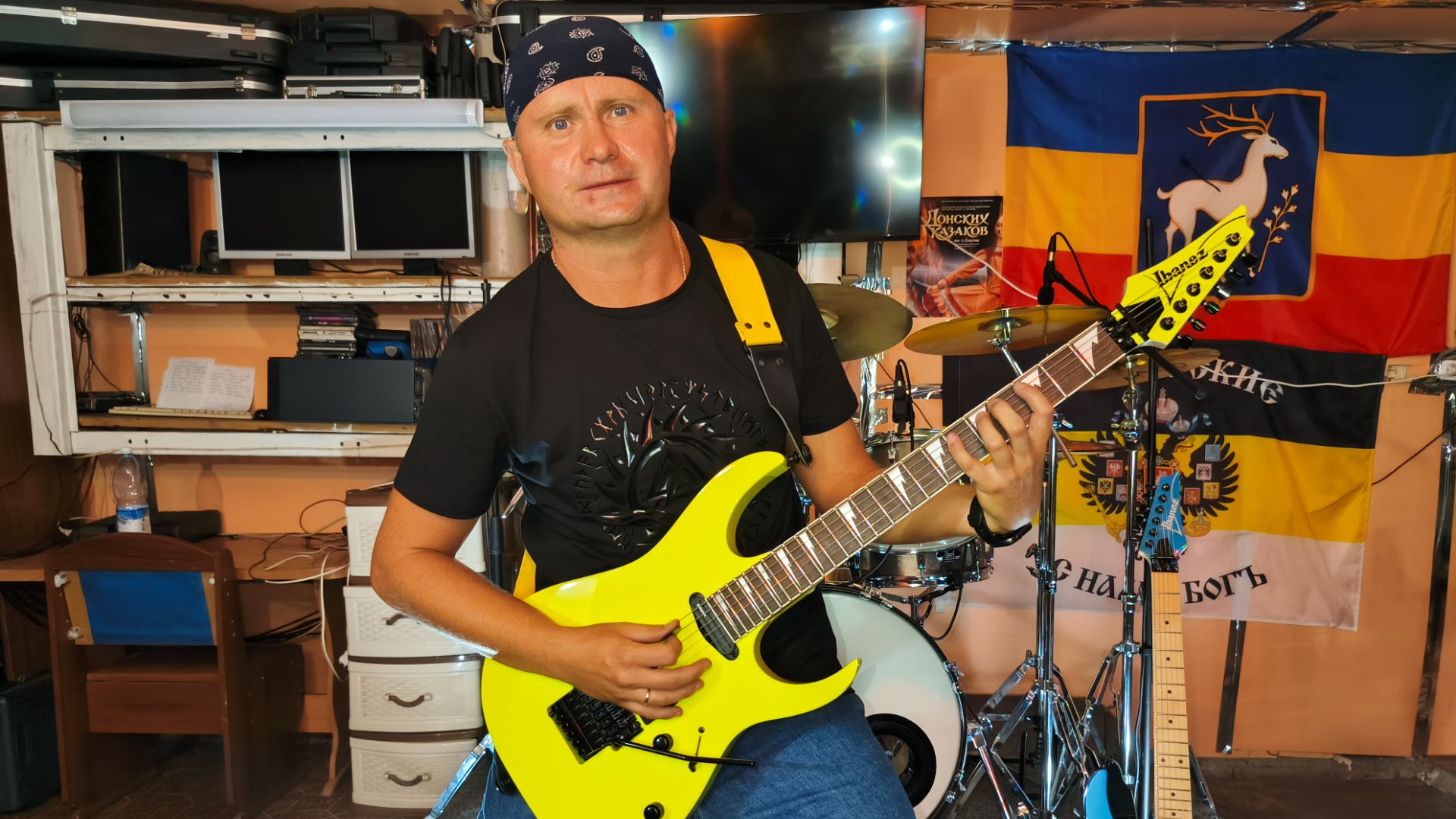 You Give Love A Bad Name (Bon Jovi Cover) Ibanez RG565R-DY Genesis