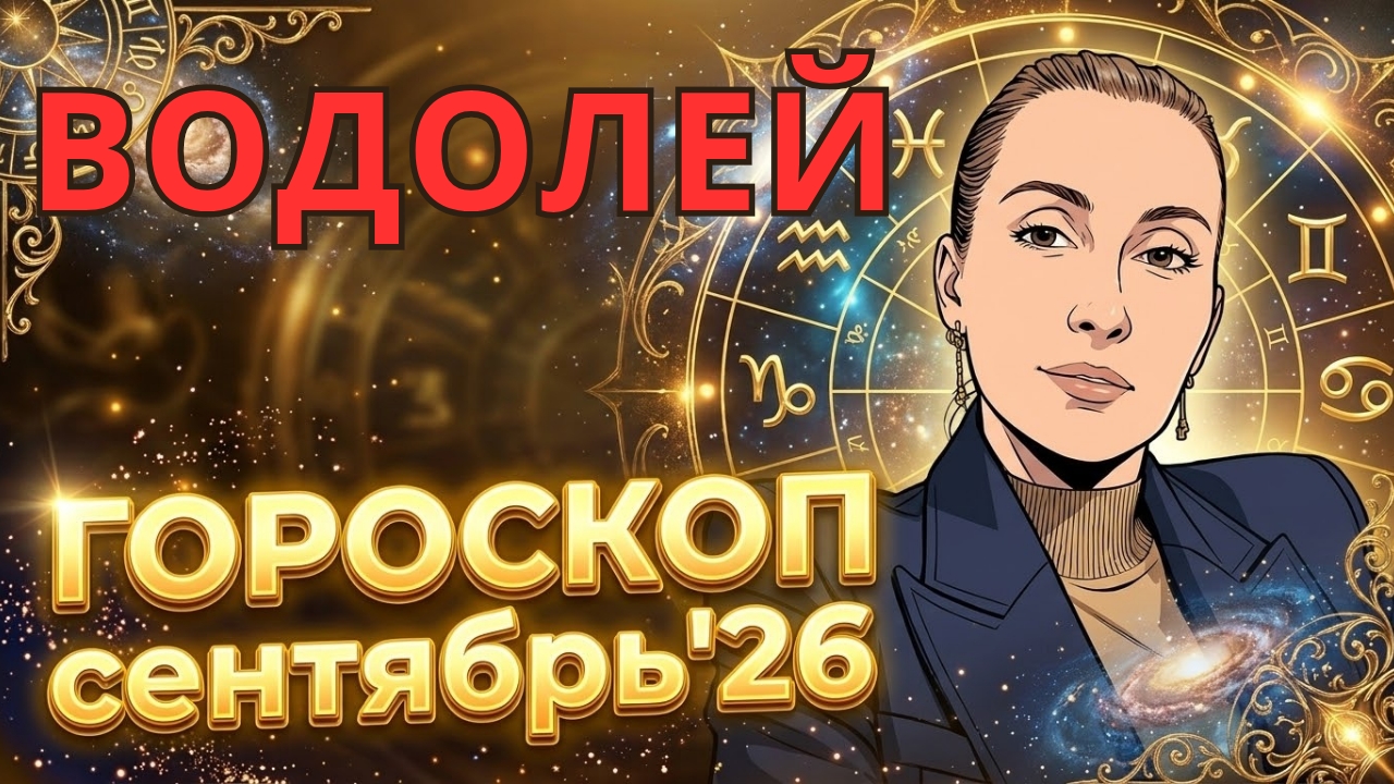 ВОДОЛЕЙ  - гороскоп на сентябрь 2026 от Наталии Эллиф