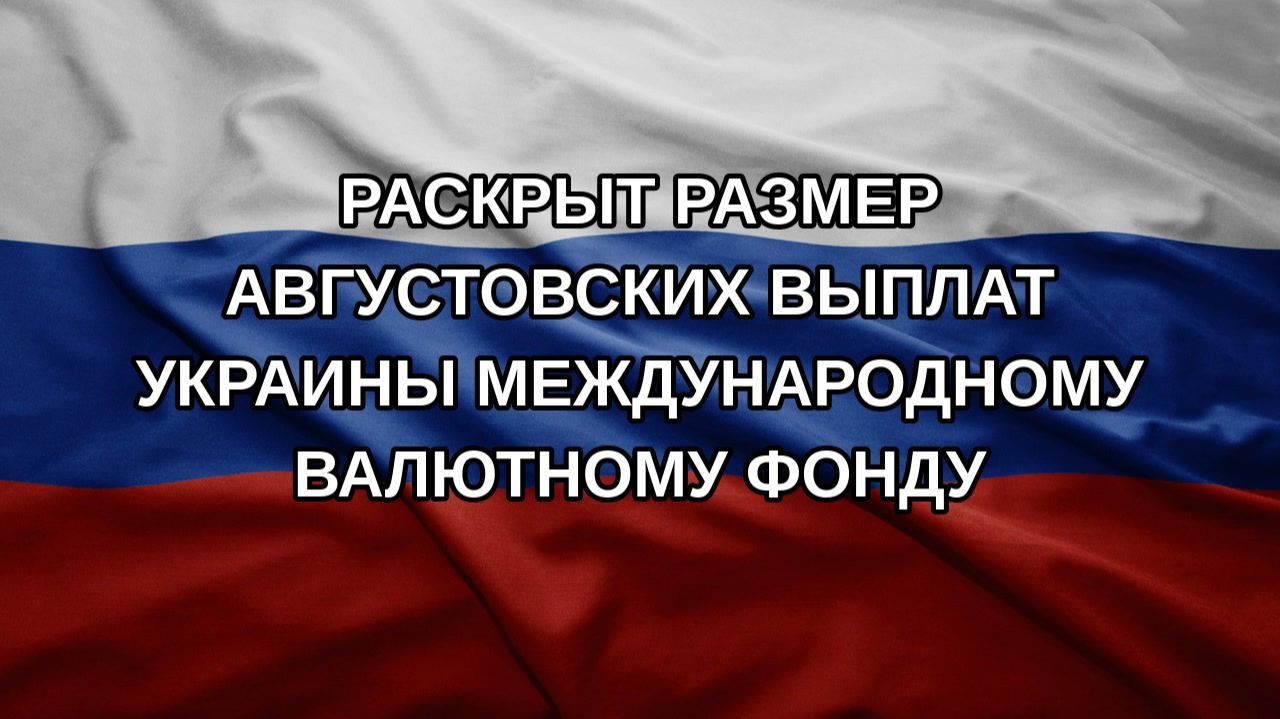 Раскрыт размер августовских выплат Украины Международному валютному фонду